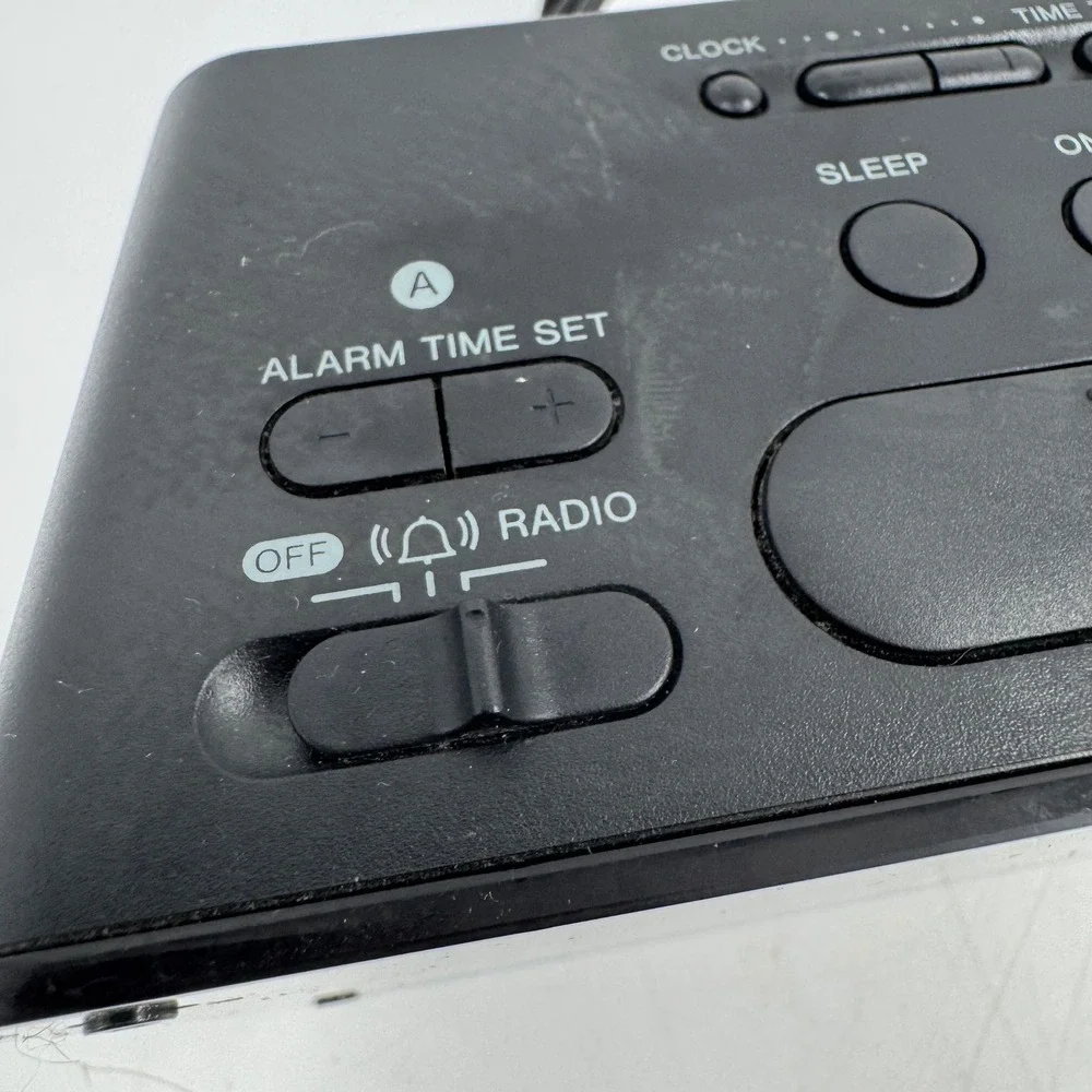 Sony Dream Machine ICF-C414 FM AM‎ Clock Radio Alarm Time Set Tested Working